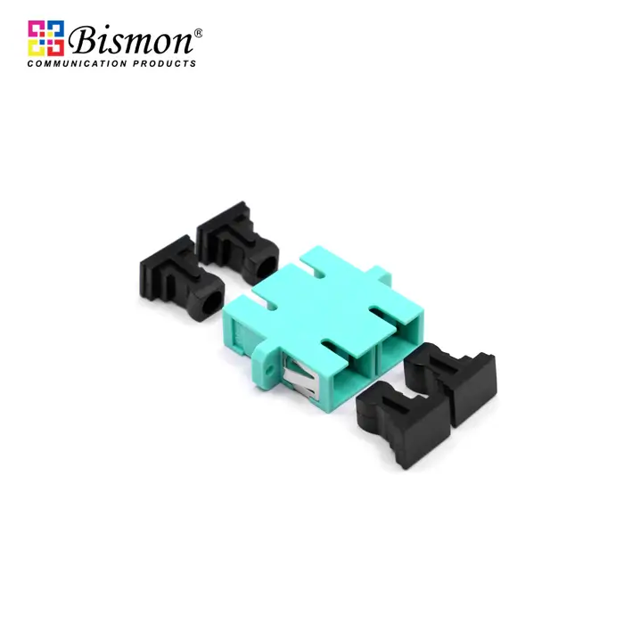 SC Adapter Duplex Multi-mode OM3 Speed 10GB, Aqua color